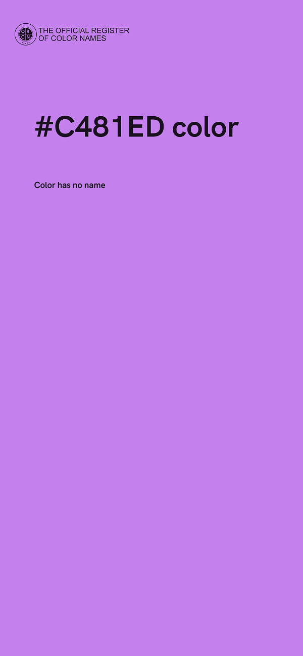 #C481ED color image
