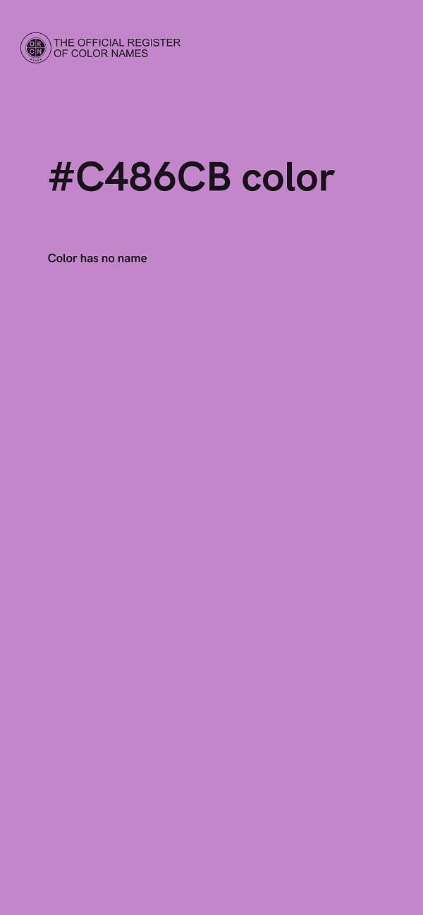 #C486CB color image
