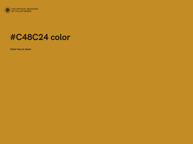 #C48C24 color image