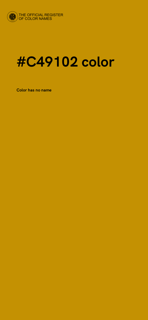 #C49102 color image