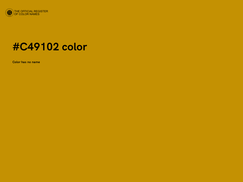 #C49102 color image