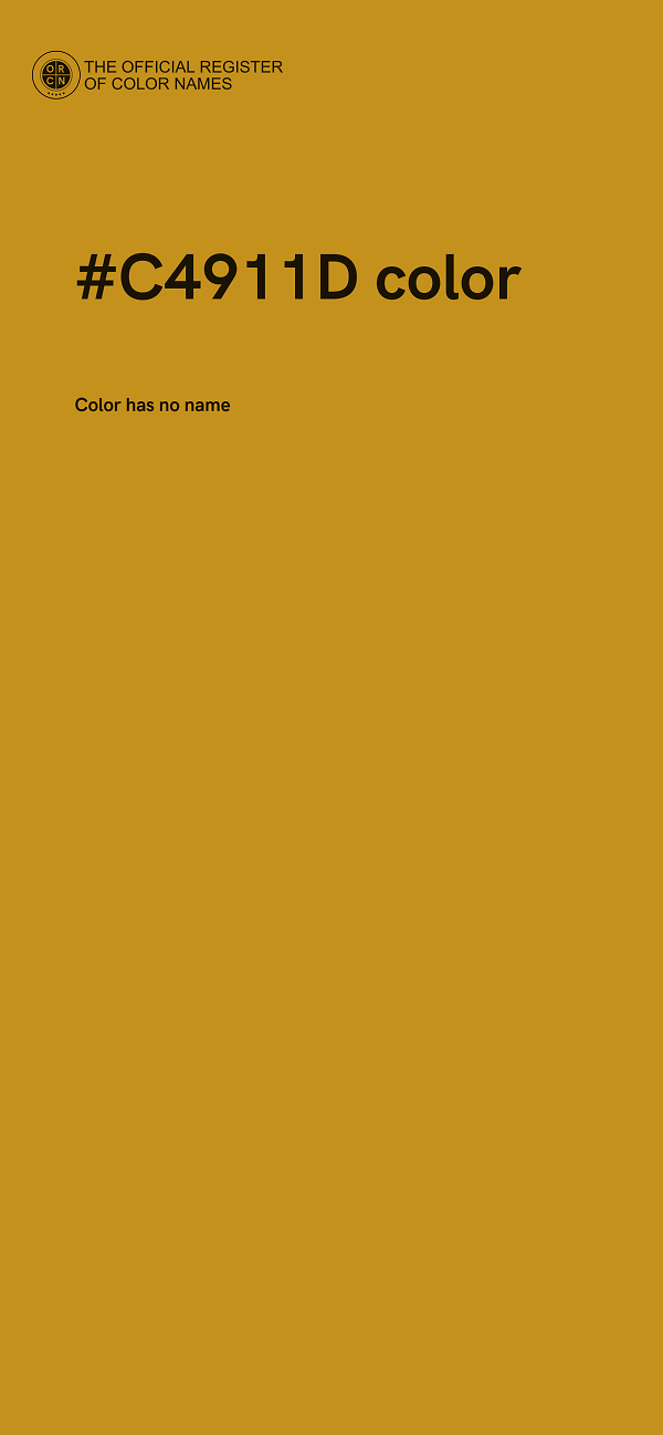 #C4911D color image