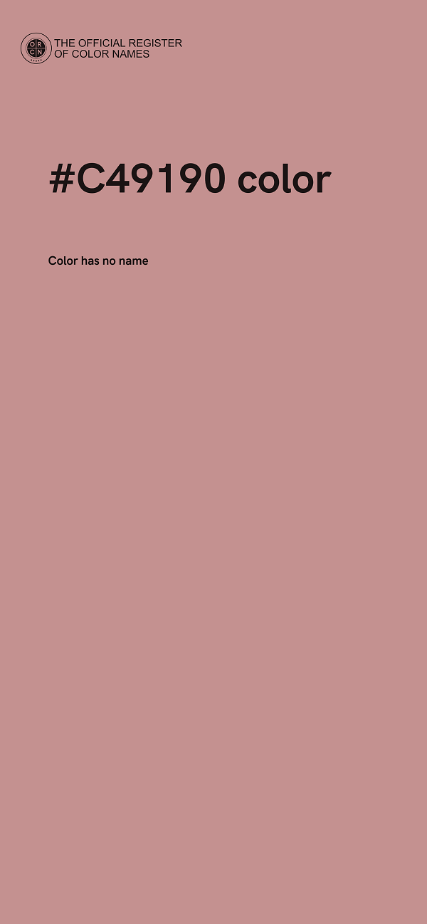#C49190 color image
