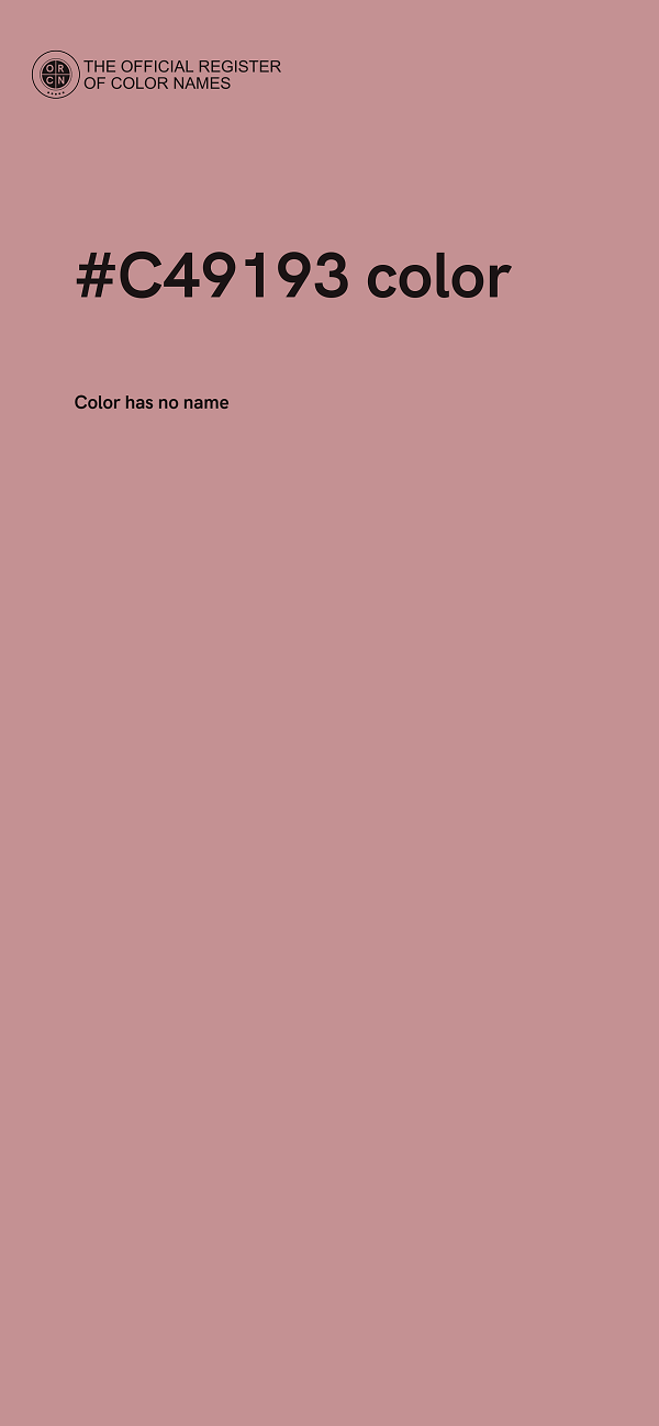 #C49193 color image
