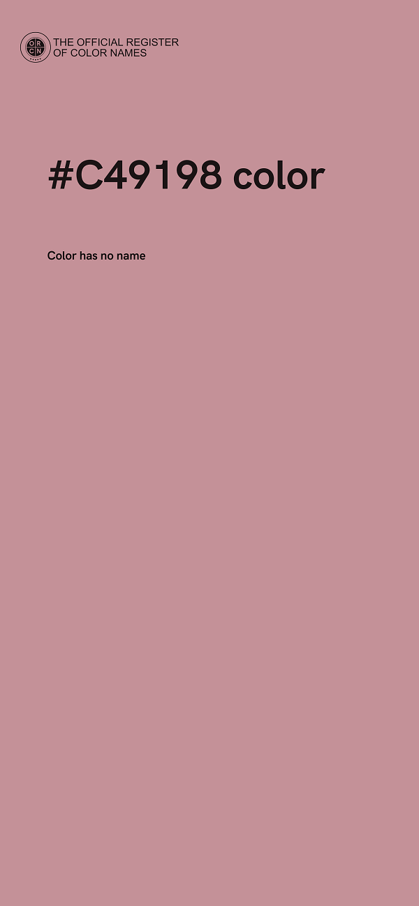 #C49198 color image
