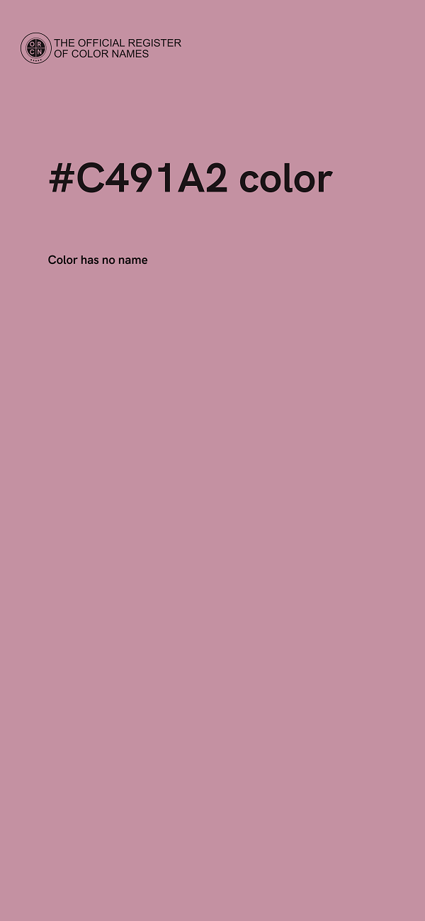 #C491A2 color image