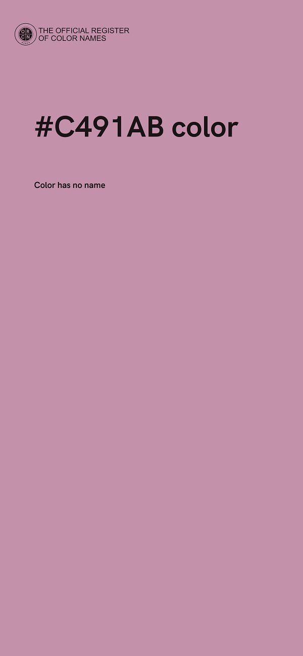 #C491AB color image