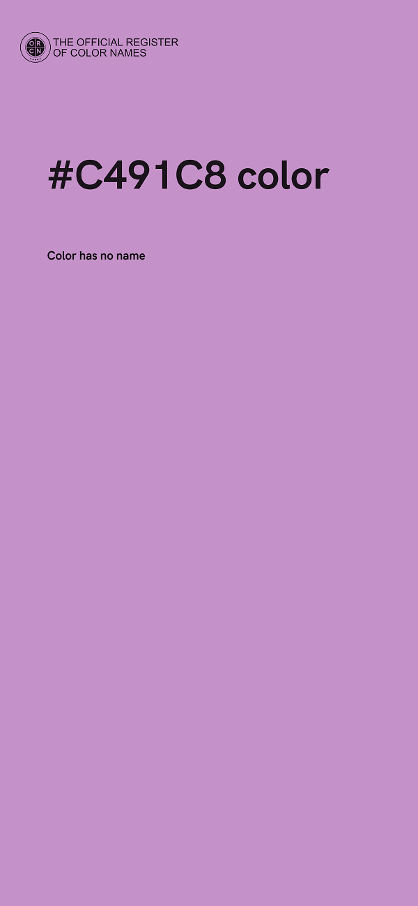 #C491C8 color image