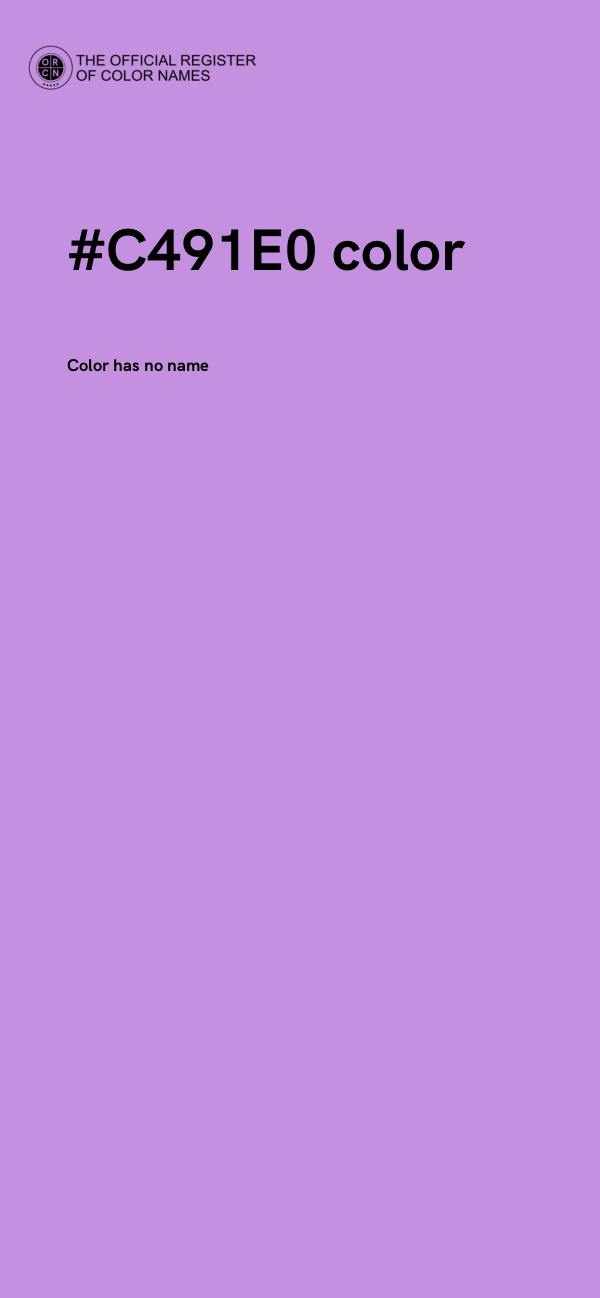 #C491E0 color image