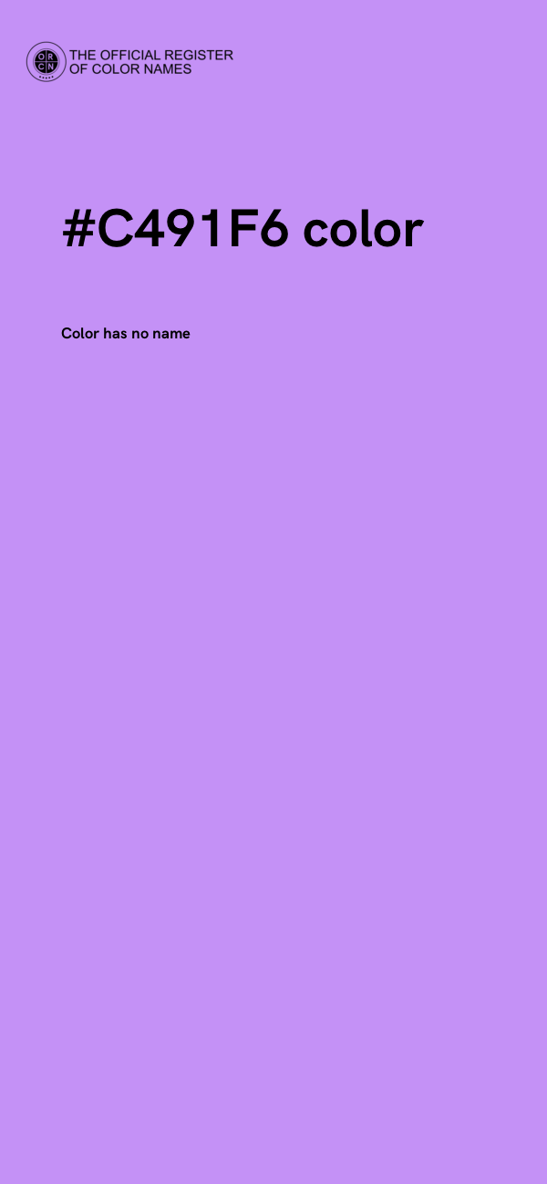 #C491F6 color image