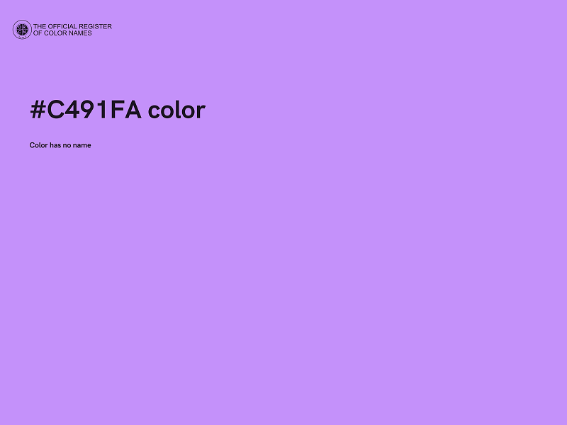 #C491FA color image