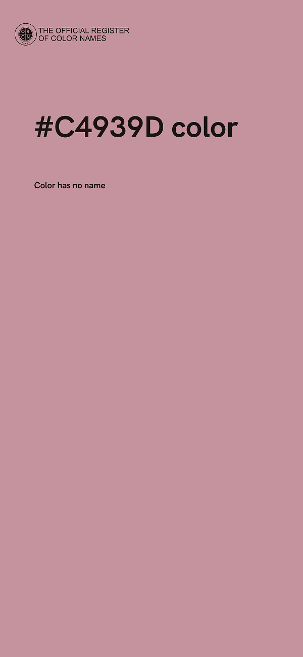 #C4939D color image