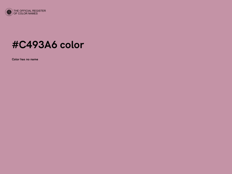 #C493A6 color image