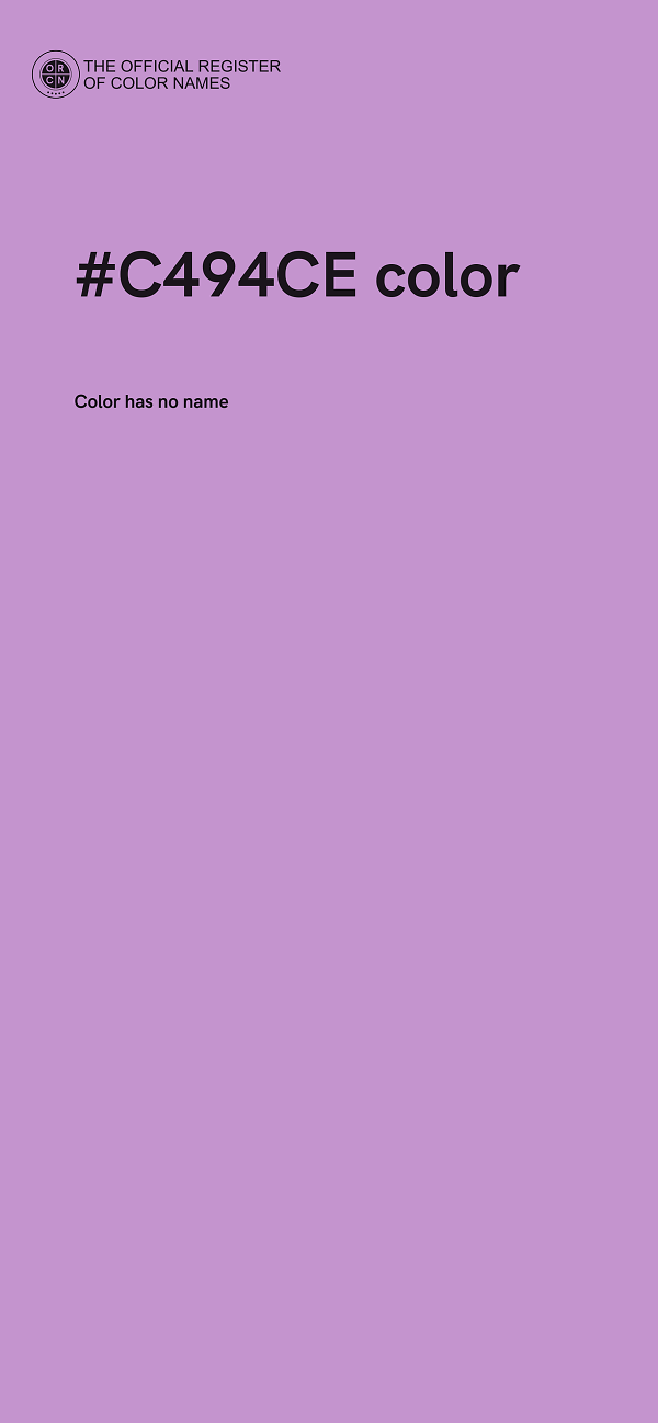 #C494CE color image