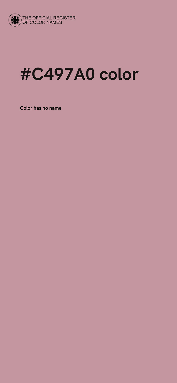 #C497A0 color image