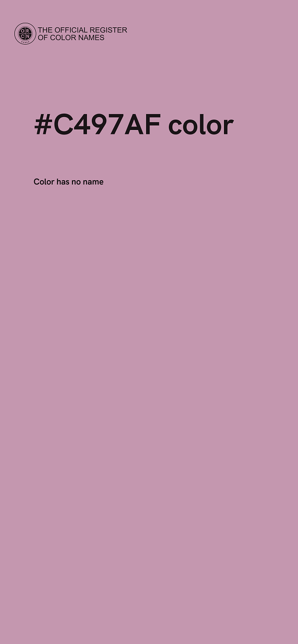 #C497AF color image