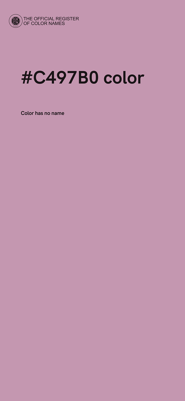 #C497B0 color image