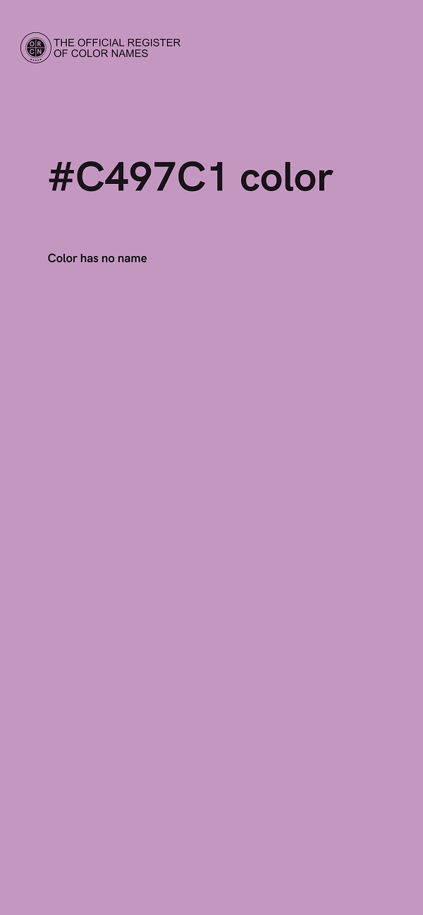 #C497C1 color image