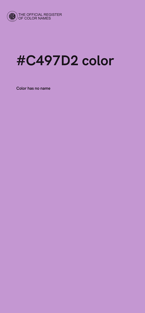 #C497D2 color image