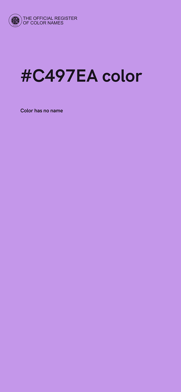 #C497EA color image
