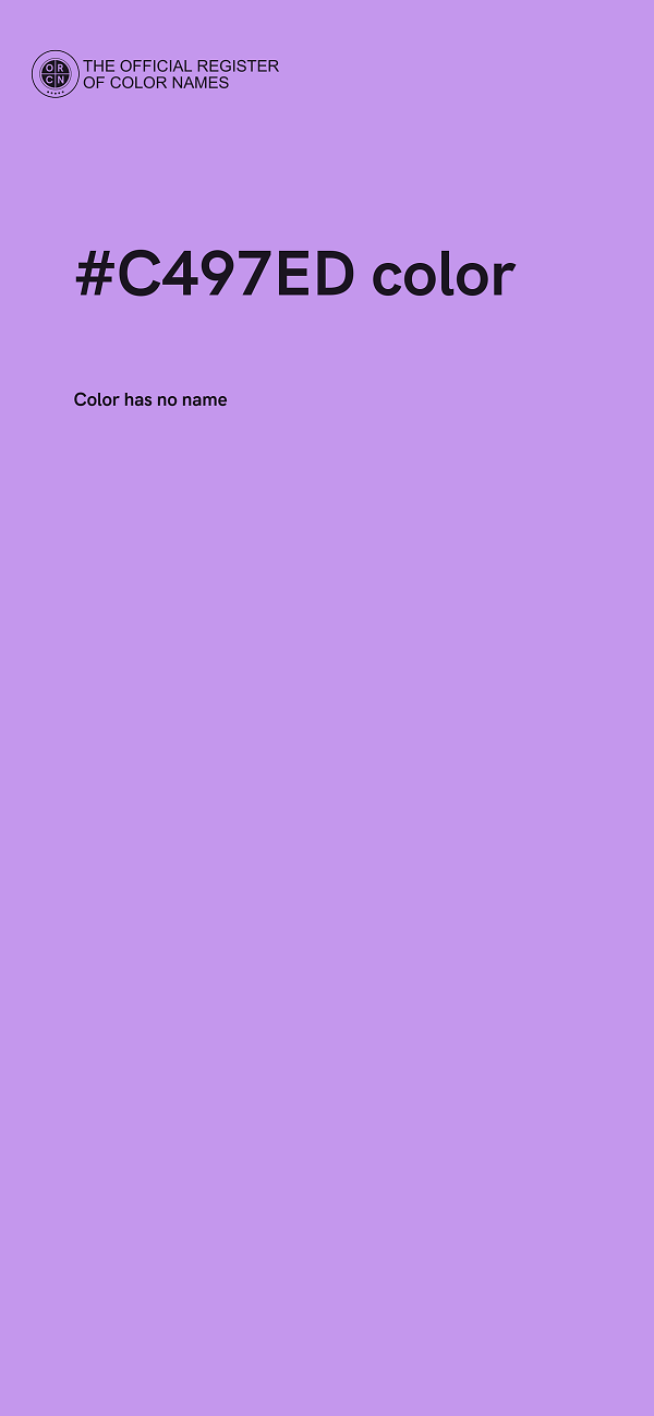 #C497ED color image