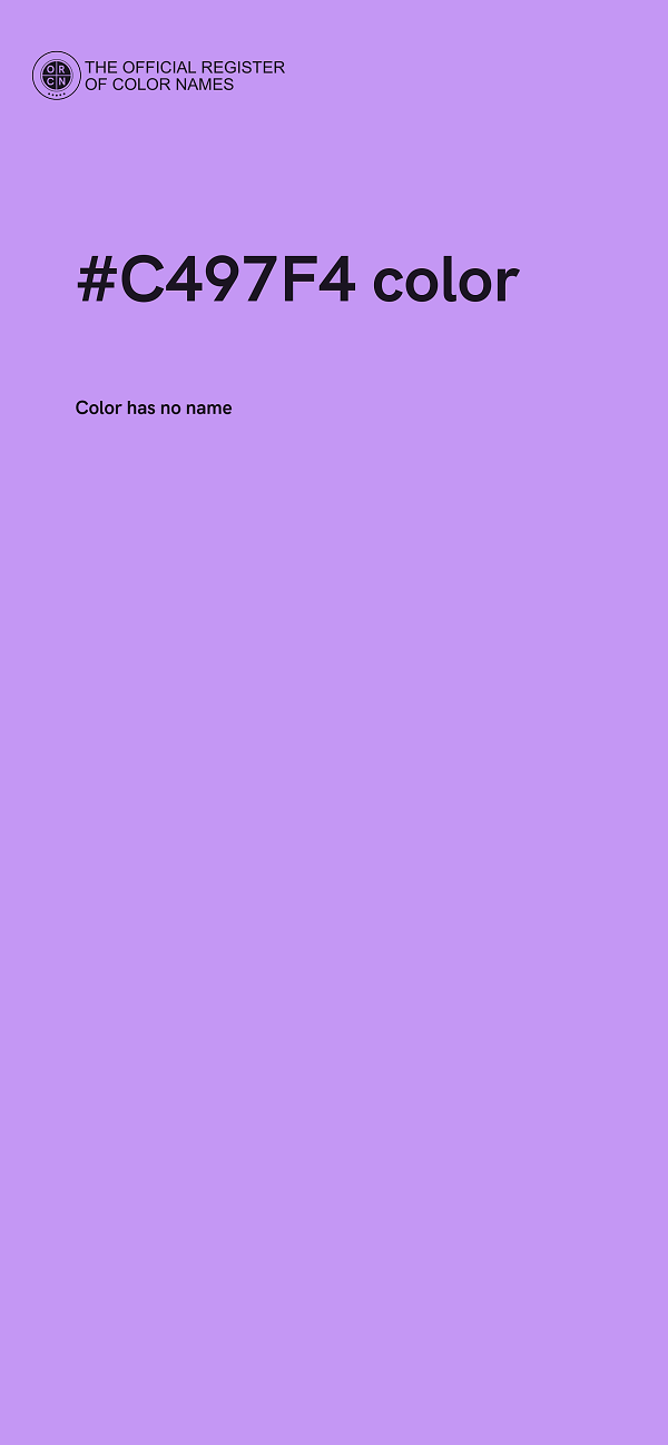 #C497F4 color image