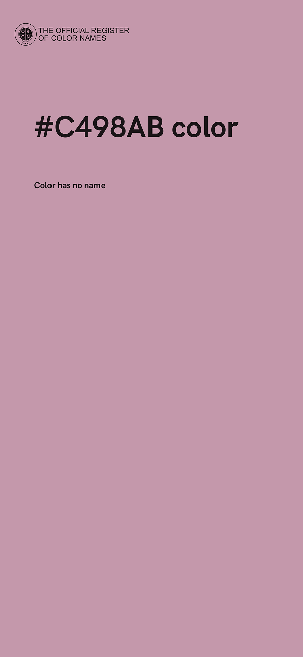#C498AB color image