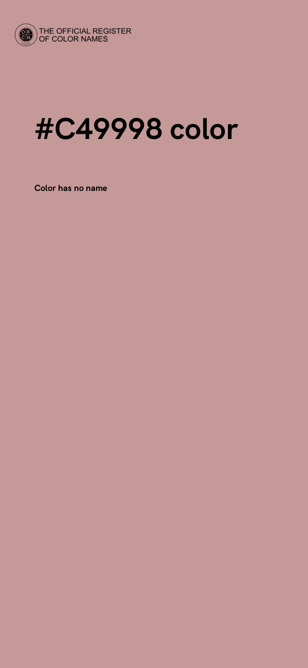 #C49998 color image