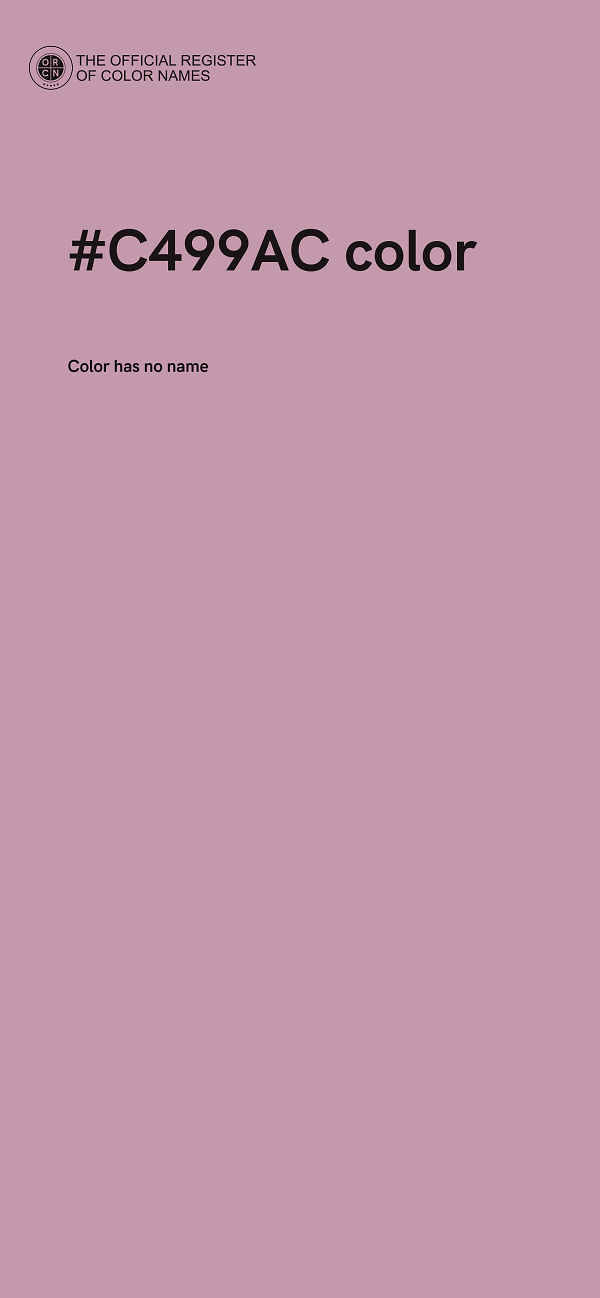 #C499AC color image