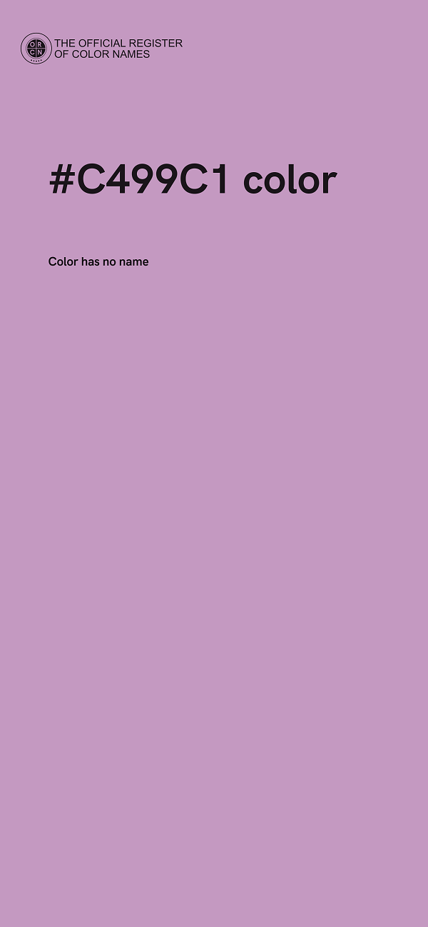 #C499C1 color image