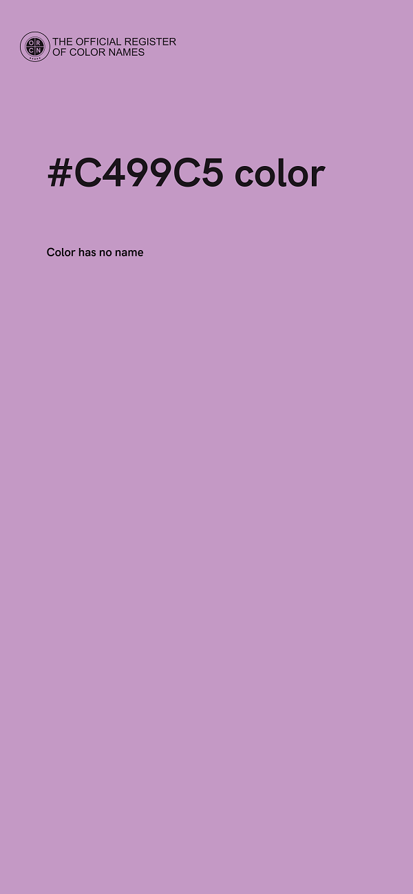 #C499C5 color image