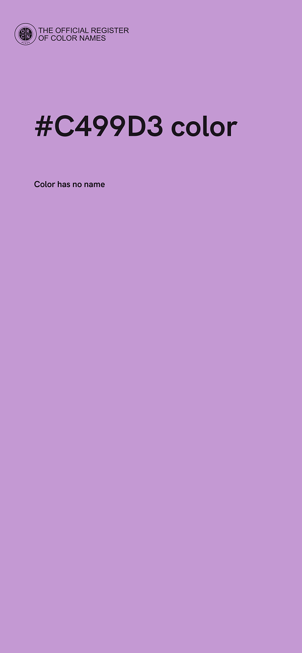 #C499D3 color image