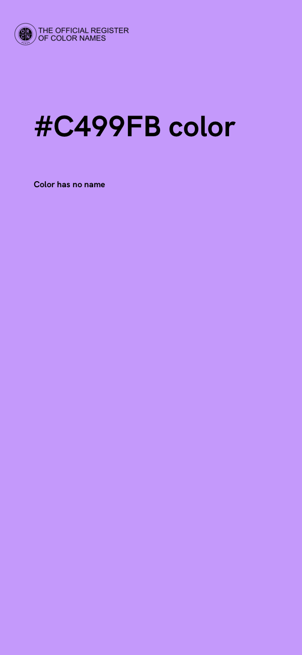 #C499FB color image