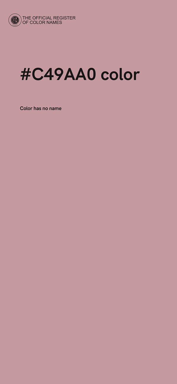 #C49AA0 color image
