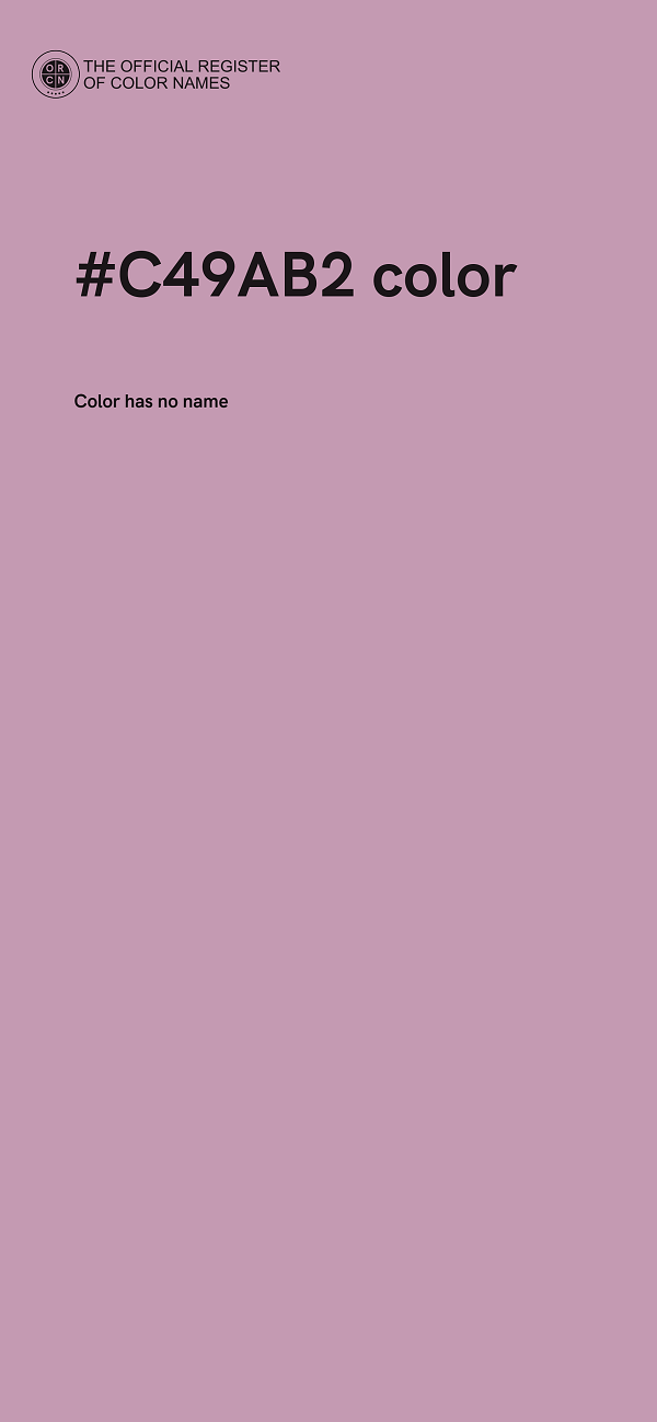 #C49AB2 color image