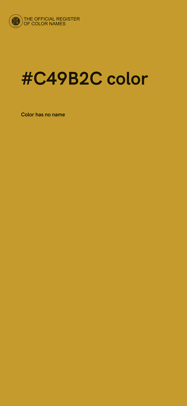 #C49B2C color image