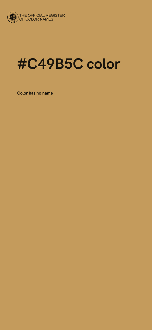 #C49B5C color image