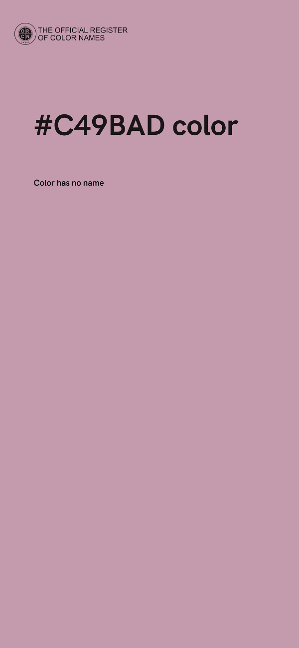 #C49BAD color image