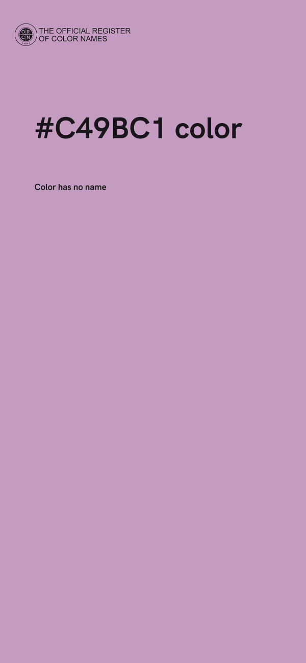 #C49BC1 color image