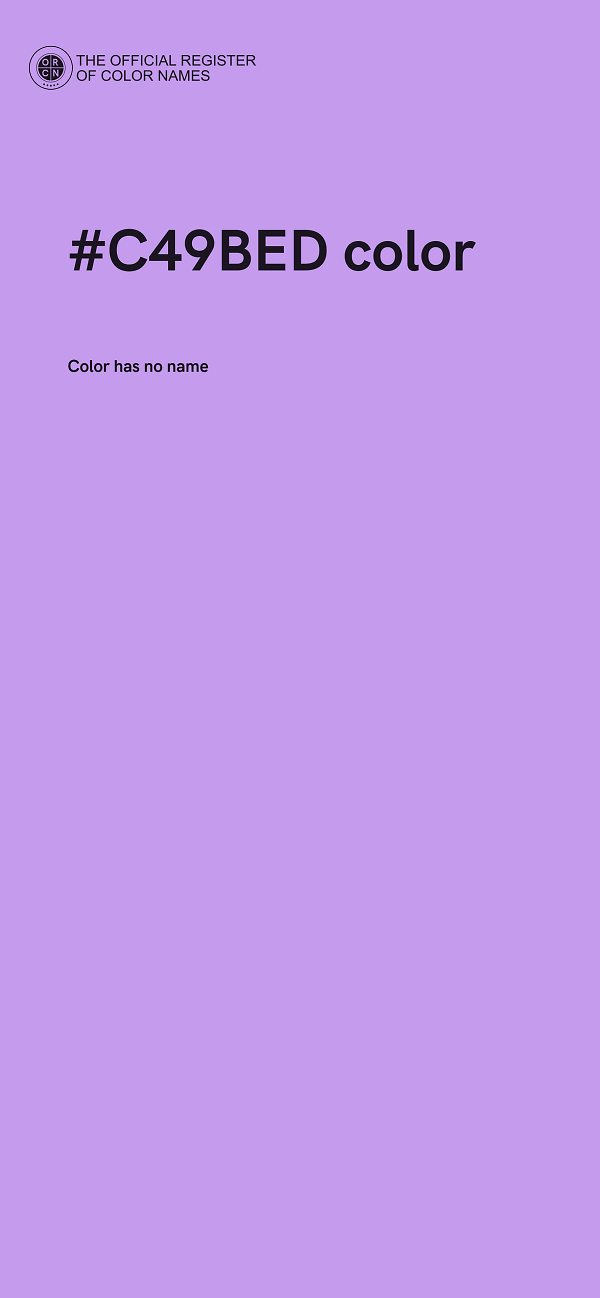 #C49BED color image