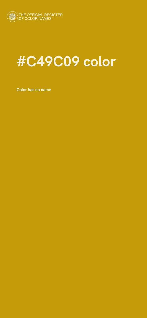 #C49C09 color image
