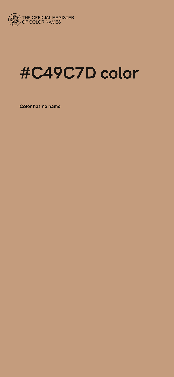 #C49C7D color image