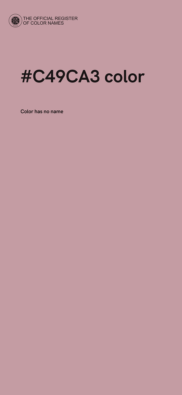 #C49CA3 color image