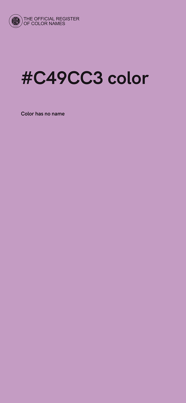 #C49CC3 color image
