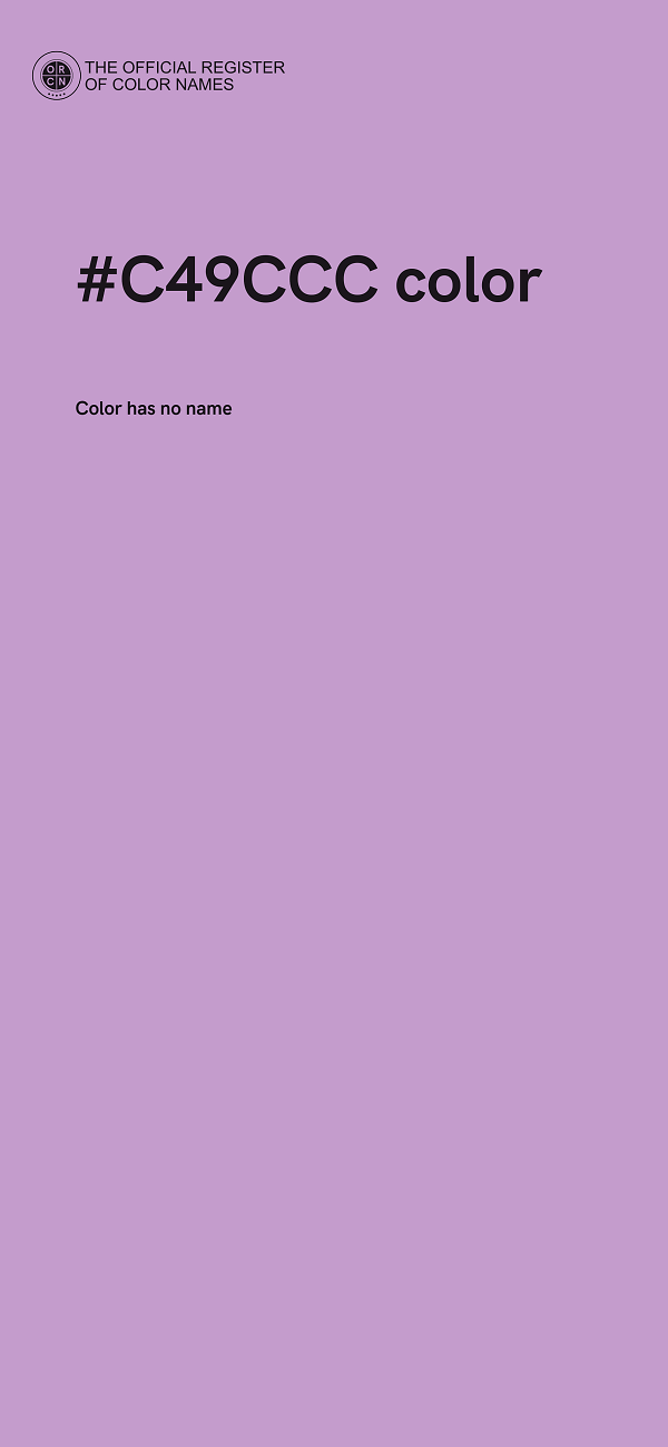#C49CCC color image