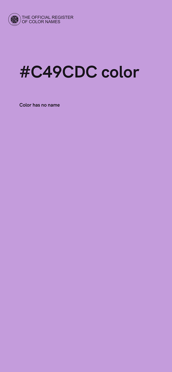 #C49CDC color image