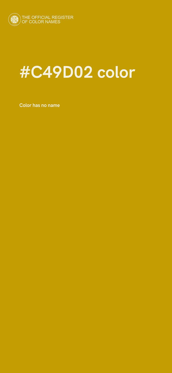 #C49D02 color image