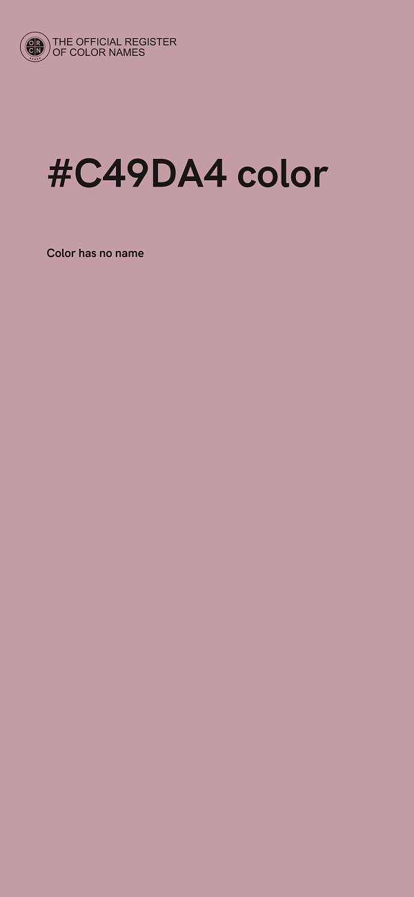 #C49DA4 color image