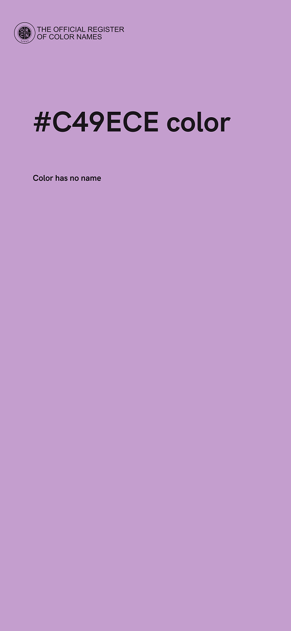 #C49ECE color image