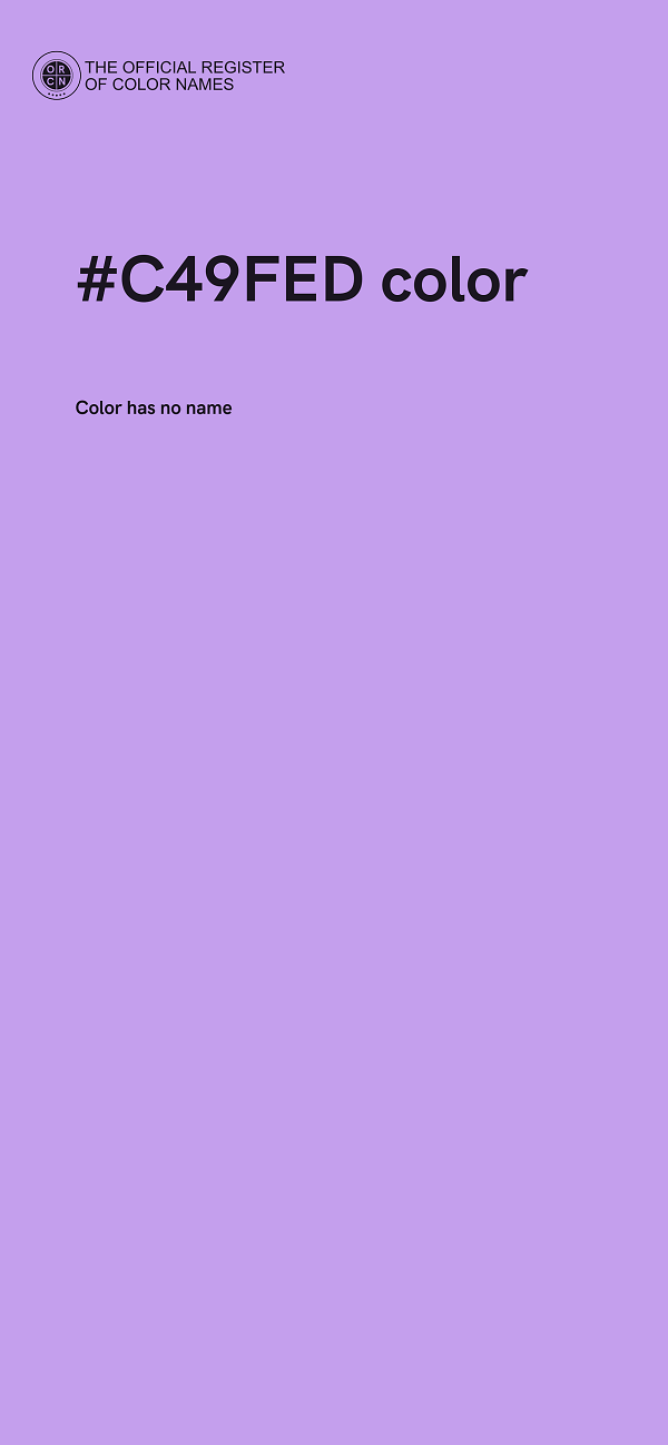 #C49FED color image